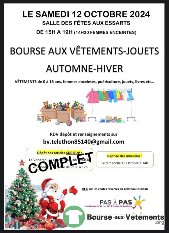 Bourse aux vêtements jouets