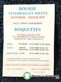 Photo Bourse vetements jouets et puericulture à Roquettes