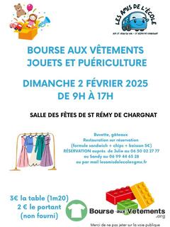 Photo de la bourse aux vêtements Bourse aux vêtements jouets et puériculture