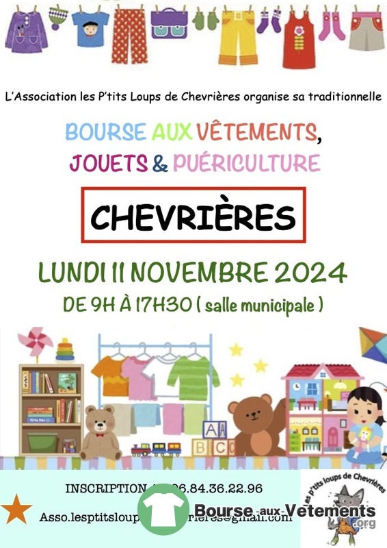 Bourse aux vêtements, jouets et puéricultures