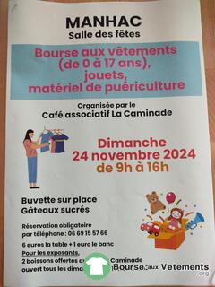 Photo de la bourse aux vêtements bourse aux vétements ,jouets,puériculture,vide ta chambre