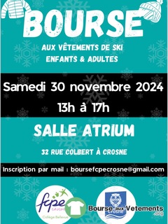 Photo de la bourse aux vêtements Bourse aux vêtements de ski - Enfants et Adulte