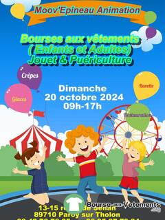 Photo de la bourse aux vêtements Bourses vêtements ( enfants et adulte) jouets et puéricultu