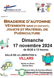 Photo de la bourse aux vêtements Braderie d'automne vêtements, jouets, matériel puériculture