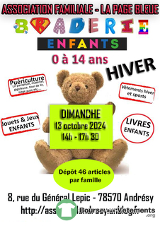 Photo de la bourse aux vêtements Braderie des enfants hiver