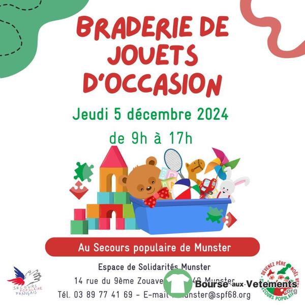 Braderie de jouets d'occasion