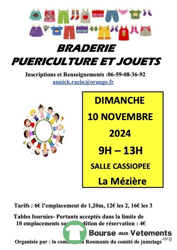 Braderie puericulture et jouets