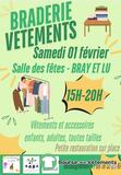 Photo braderie aux vetements à Bray-et-Lû