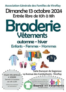 Photo de la bourse aux vêtements Braderie de vêtements AGFV