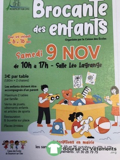 Photo de la bourse aux vêtements Brocante des enfants