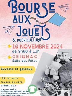 Photo de la bourse aux vêtements CEIGNAC - Bourse aux jouets et puériculture