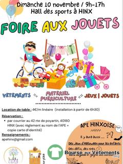 Photo de la bourse aux vêtements Foire aux jouets