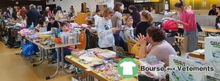 Photo de la bourse aux vêtements Foire aux jouets du Passeport-Vacances de Morges et environs