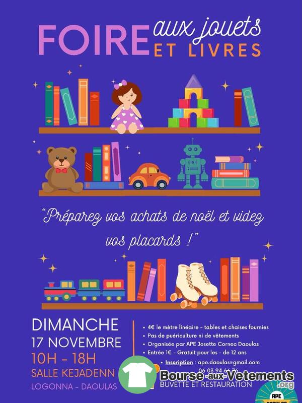 Foire aux jouets et livres