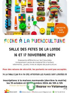 Photo de la bourse aux vêtements Foire à la puériculture et aux jouets