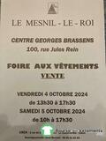 Photo Foire aux vetements à Le Mesnil-le-Roi