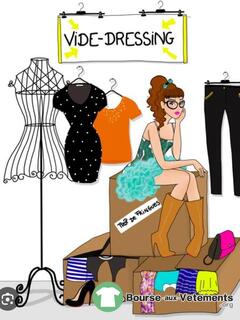 Photo de la bourse aux vêtements Gd vide-dressing femme - plus de 2500 pieces marques diverse