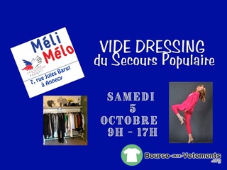 Photo de la bourse aux vêtements Grand vide dressing du secours pop chez Méli Mélo