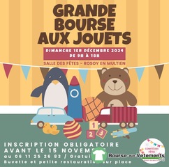 Photo de la bourse aux vêtements Grande bourse aux jouets