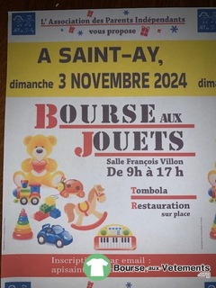 Photo de la bourse aux vêtements Grande Bourse aux Jouets de l'API