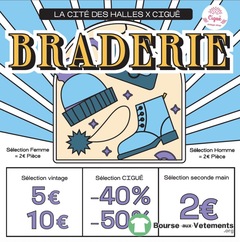 Photo de la bourse aux vêtements Grande Braderie de la friperie Ciguë vintage