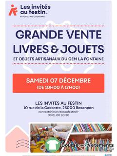 Photo de la bourse aux vêtements Grande vente livres et jouets