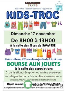 Photo de la bourse aux vêtements Kids troc et bourse aux jouets