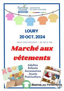 Photo de la bourse aux vêtements Marché aux vêtements adultes, enfants, jouets, puériculture