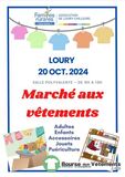 Photo Marché aux vêtements adultes, enfants, jouets, puériculture à Loury