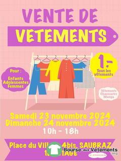 Photo de la bourse aux vêtements TOUT A 1.- Vente de vetement et chaussures : Femme,ado,enfan