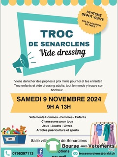 Photo de la bourse aux vêtements Troc et vide dressing enfants, femmes et hommes