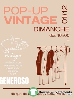 Photo de la bourse aux vêtements Vente Vintage Luxury et design archives MIXTE