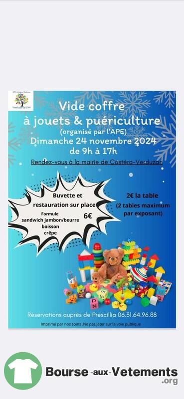 Vide coffre à jouets et puériculture