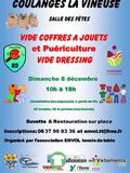 Vide coffres à jouets, puériculture et dressing.