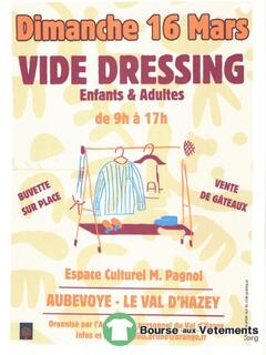 Photo de la bourse aux vêtements vide dressing