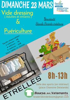 Photo de la bourse aux vêtements Vide dressing adultes enfants et puériculture