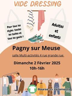 Photo de la bourse aux vêtements vide dressing adultes et enfants