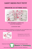 Vide dressing au profit de la lutte contre le cancer du sein