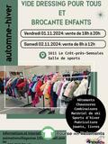 Vide dressing automne-hiver pour tous et brocante enfants