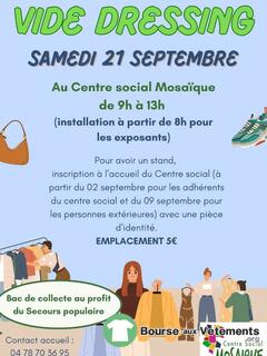 Photo de la bourse aux vêtements Vide dressing du Centre social Mosaïque