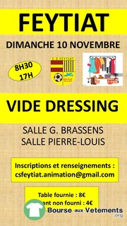 Photo de la bourse aux vêtements Vide dressing du cs feytiat