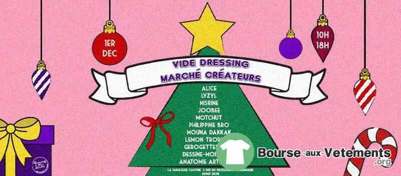 Vide dressing et marché de créateur spécial Noël