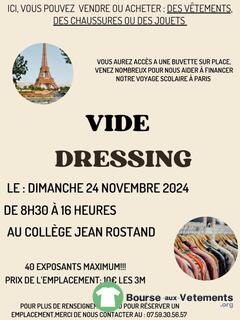 Photo de la bourse aux vêtements Vide dressing et vide coffre à jouets