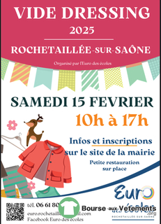 Photo de la bourse aux vêtements Vide dressing euro des ecoles rochetaillee