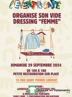 Photo de la bourse aux vêtements vide dressing 'FEMME '