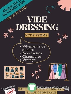 Photo de la bourse aux vêtements Vide dressing femme