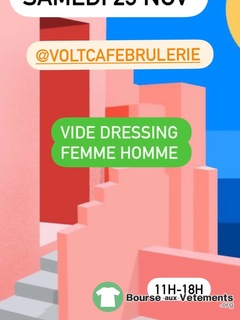 Photo de la bourse aux vêtements Vide dressing femme homme