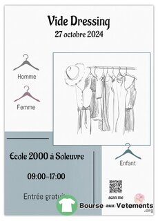 Photo de la bourse aux vêtements Vide Dressing Femme - Homme - Enfant