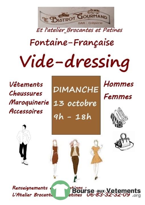 vide dressing femme , homme et accessoires