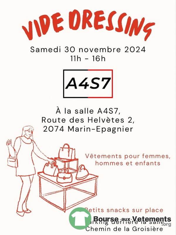 Vide-dressing pour homme, femme et enfant